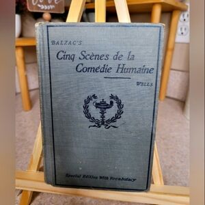 1901 Cinq Scenes De La Comedie Humaine H. De Balzac Benjamin Wells